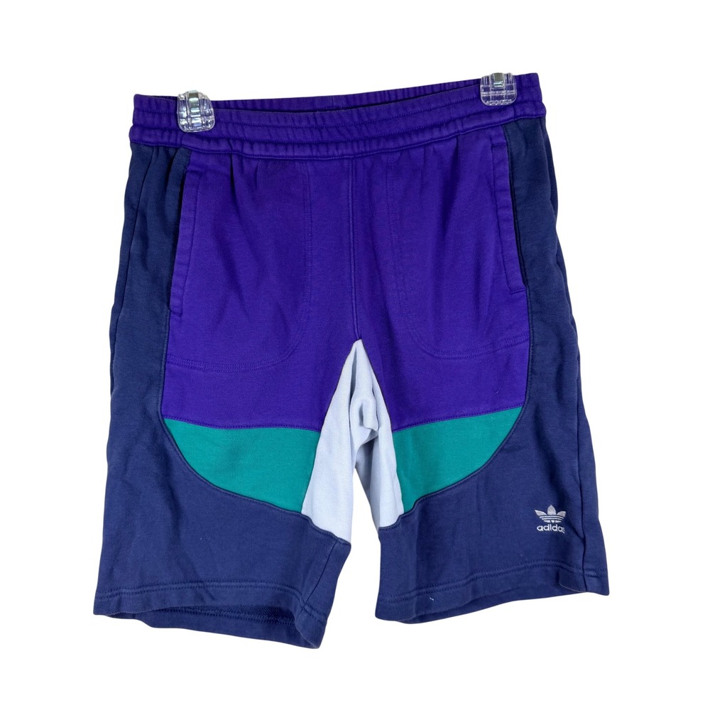 Adidas Originals Colorblock‎ Sweat Shorts Trefoil XS Retro 90s Gorpecore